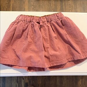 Zara Baby Pink and Brown Skirt